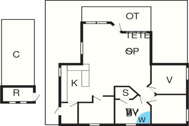 Three-Bedroom Holiday Home In Rodby 38 Kramnitse Exteriör bild